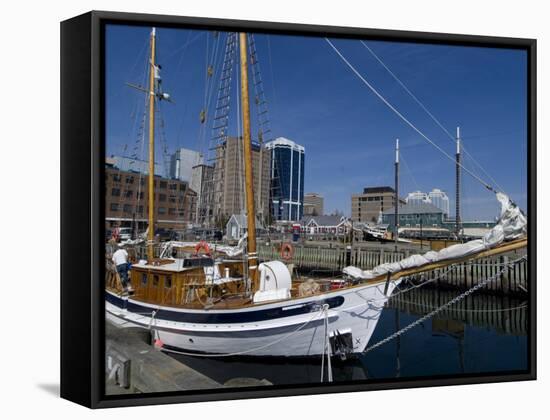 Harbour Walk, Halifax, Nova Scotia, Canada, North America-Ethel Davies-Framed Stretched Canvas