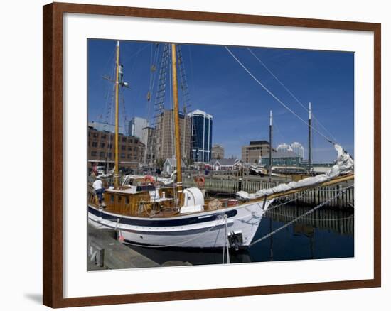 Harbour Walk, Halifax, Nova Scotia, Canada, North America-Ethel Davies-Framed Photographic Print