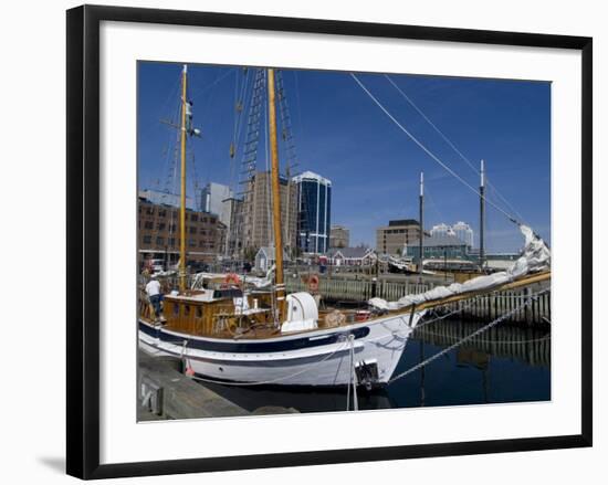 Harbour Walk, Halifax, Nova Scotia, Canada, North America-Ethel Davies-Framed Photographic Print