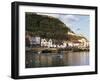 Harbour, with Castle on Hill Above, Scarborough, Yorkshire, England, United Kingdom-Adina Tovy-Framed Photographic Print