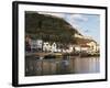 Harbour, with Castle on Hill Above, Scarborough, Yorkshire, England, United Kingdom-Adina Tovy-Framed Photographic Print