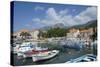 Harbour with Fishing Boats, Bol, Brac Island, Dalmatian Coast, Croatia, Europe-John Miller-Stretched Canvas