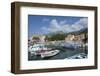 Harbour with Fishing Boats, Bol, Brac Island, Dalmatian Coast, Croatia, Europe-John Miller-Framed Photographic Print