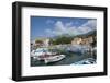 Harbour with Fishing Boats, Bol, Brac Island, Dalmatian Coast, Croatia, Europe-John Miller-Framed Photographic Print