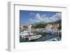 Harbour with Fishing Boats, Bol, Brac Island, Dalmatian Coast, Croatia, Europe-John Miller-Framed Photographic Print