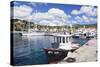 Harbour with Fishing Boats, Porto Azzuro, Island of Elba-Markus Lange-Stretched Canvas