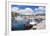 Harbour with Fishing Boats, Porto Azzuro, Island of Elba-Markus Lange-Framed Photographic Print