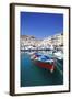 Harbour with Fishing Boats, Portoferraio, Island of Elba-Markus Lange-Framed Photographic Print