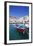 Harbour with Fishing Boats, Portoferraio, Island of Elba-Markus Lange-Framed Photographic Print