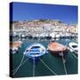Harbour with Fishing Boats, Portoferraio, Island of Elba-Markus Lange-Stretched Canvas