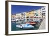 Harbour with Fishing Boats, Portoferraio, Island of Elba-Markus Lange-Framed Photographic Print