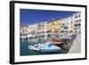 Harbour with Fishing Boats, Portoferraio, Island of Elba-Markus Lange-Framed Photographic Print