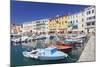 Harbour with Fishing Boats, Portoferraio, Island of Elba-Markus Lange-Mounted Photographic Print