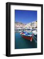 Harbour with Fishing Boats, Portoferraio, Island of Elba-Markus Lange-Framed Photographic Print