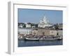 Harbour with Lutheran Cathedral Rising Behind, Helsinki, Finland, Scandinavia-Ken Gillham-Framed Photographic Print