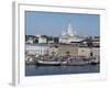 Harbour with Lutheran Cathedral Rising Behind, Helsinki, Finland, Scandinavia-Ken Gillham-Framed Photographic Print