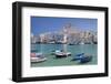 Harbour with Old Town and Cathedral, Giovinazzo, Province of Bari, Apulia, Italy-Markus Lange-Framed Photographic Print