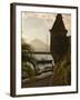 Harbour with Volcanic Island of Pico Beyond, Horta, Faial Island, Azores, Portugal-Alan Copson-Framed Photographic Print