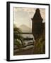 Harbour with Volcanic Island of Pico Beyond, Horta, Faial Island, Azores, Portugal-Alan Copson-Framed Photographic Print