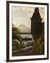 Harbour with Volcanic Island of Pico Beyond, Horta, Faial Island, Azores, Portugal-Alan Copson-Framed Photographic Print