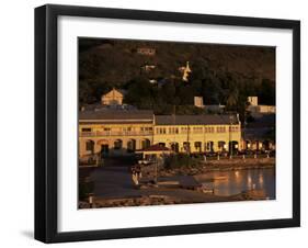 Harbourfront at Sunset, St. Croix, U.S. Virgin Islands, West Indies, Central America-Ken Gillham-Framed Photographic Print