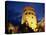 Harbourside Watchtower Illuminated at Night, Puerto Banus, Marbella, Andalucia, Spain, Europe-Tomlinson Ruth-Stretched Canvas