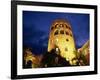 Harbourside Watchtower Illuminated at Night, Puerto Banus, Marbella, Andalucia, Spain, Europe-Tomlinson Ruth-Framed Photographic Print