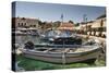 Harbourside with Boats-Eleanor-Stretched Canvas