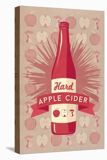 Hard Apple Cider-Lantern Press-Stretched Canvas