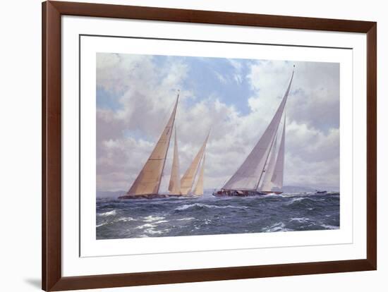 Hard Beat to the West-Steven Dews-Framed Premium Giclee Print