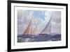 Hard Beat to the West-Steven Dews-Framed Premium Giclee Print