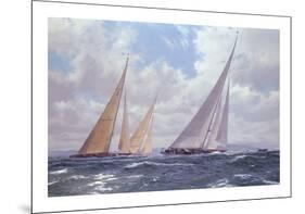 Hard Beat to the West-Steven Dews-Mounted Premium Giclee Print