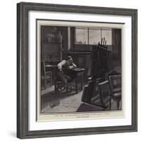 Hard-Hit! His Masterpiece Rejected at the Royal Academy-Francis Barraud-Framed Giclee Print