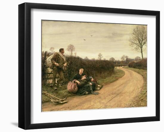Hard Times, 1885-Hubert von Herkomer-Framed Giclee Print