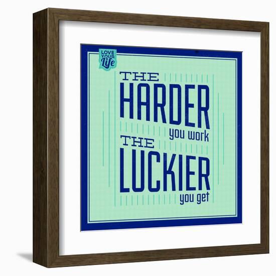 Hard Work and Luck 1-Lorand Okos-Framed Art Print