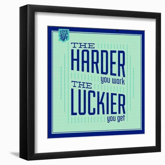 Hard Work and Luck 1-Lorand Okos-Framed Art Print