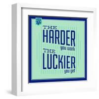 Hard Work and Luck 1-Lorand Okos-Framed Art Print