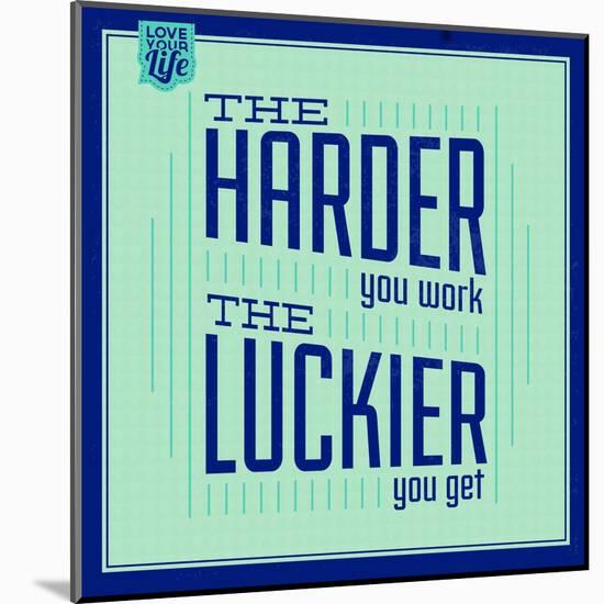 Hard Work and Luck 1-Lorand Okos-Mounted Art Print