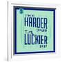 Hard Work and Luck 1-Lorand Okos-Framed Art Print