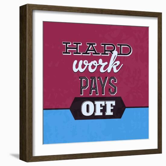 Hard Work Pays Off 1-Lorand Okos-Framed Art Print