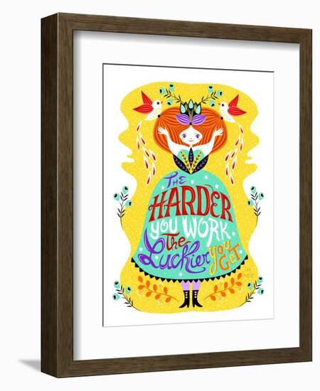 Hard Work-Gaia Marfurt-Framed Premium Giclee Print