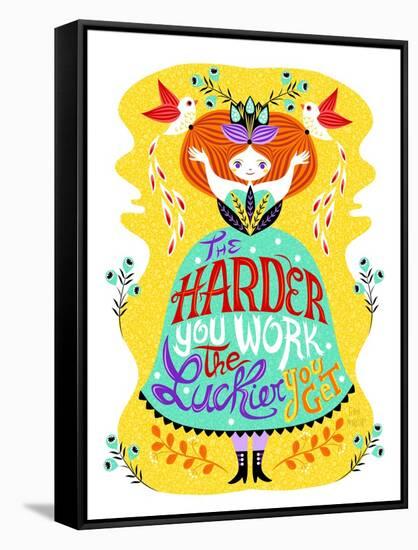 Hard Work-Gaia Marfurt-Framed Stretched Canvas