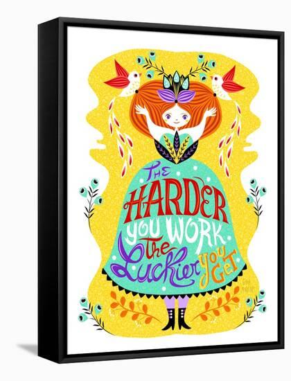 Hard Work-Gaia Marfurt-Framed Stretched Canvas