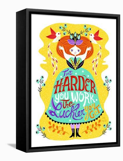 Hard Work-Gaia Marfurt-Framed Stretched Canvas