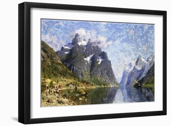 Hardanger Fjord, Norway-Normann Adelsteen-Framed Giclee Print