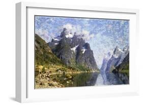 Hardanger Fjord, Norway-Normann Adelsteen-Framed Giclee Print