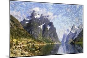 Hardanger Fjord, Norway-Normann Adelsteen-Mounted Giclee Print