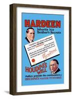 Hardeen Inherits His Brother's Secrets-null-Framed Art Print