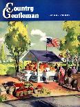 "Roadside Stand,"July 1, 1942-Hardie Gramatky-Stretched Canvas