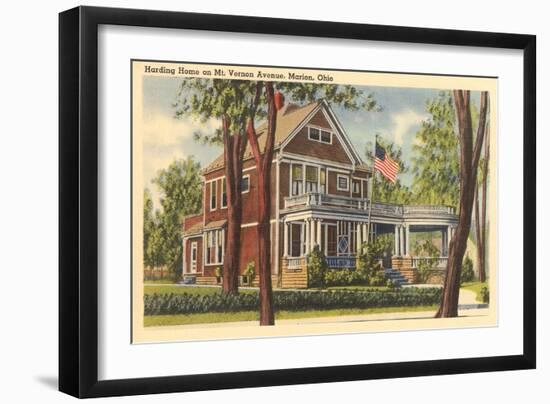 Harding Home, Marion-null-Framed Art Print